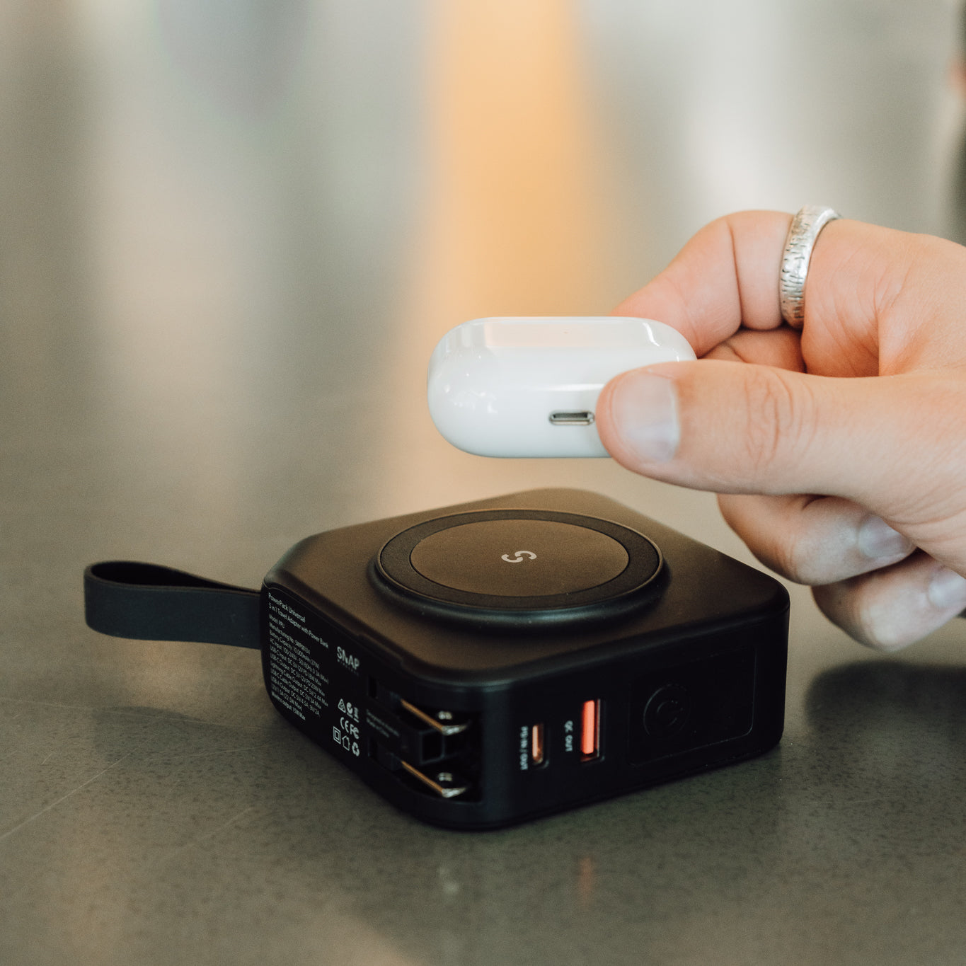 5- in 1 Travel Power Bank- Charge faster