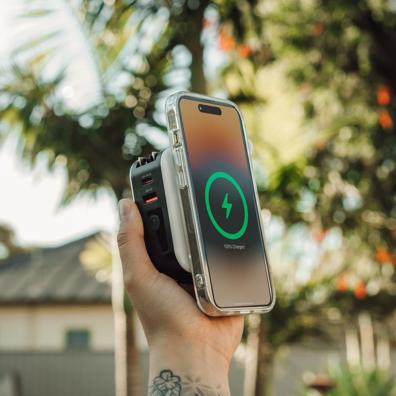 5- in 1 Travel Power Bank- Charge faster