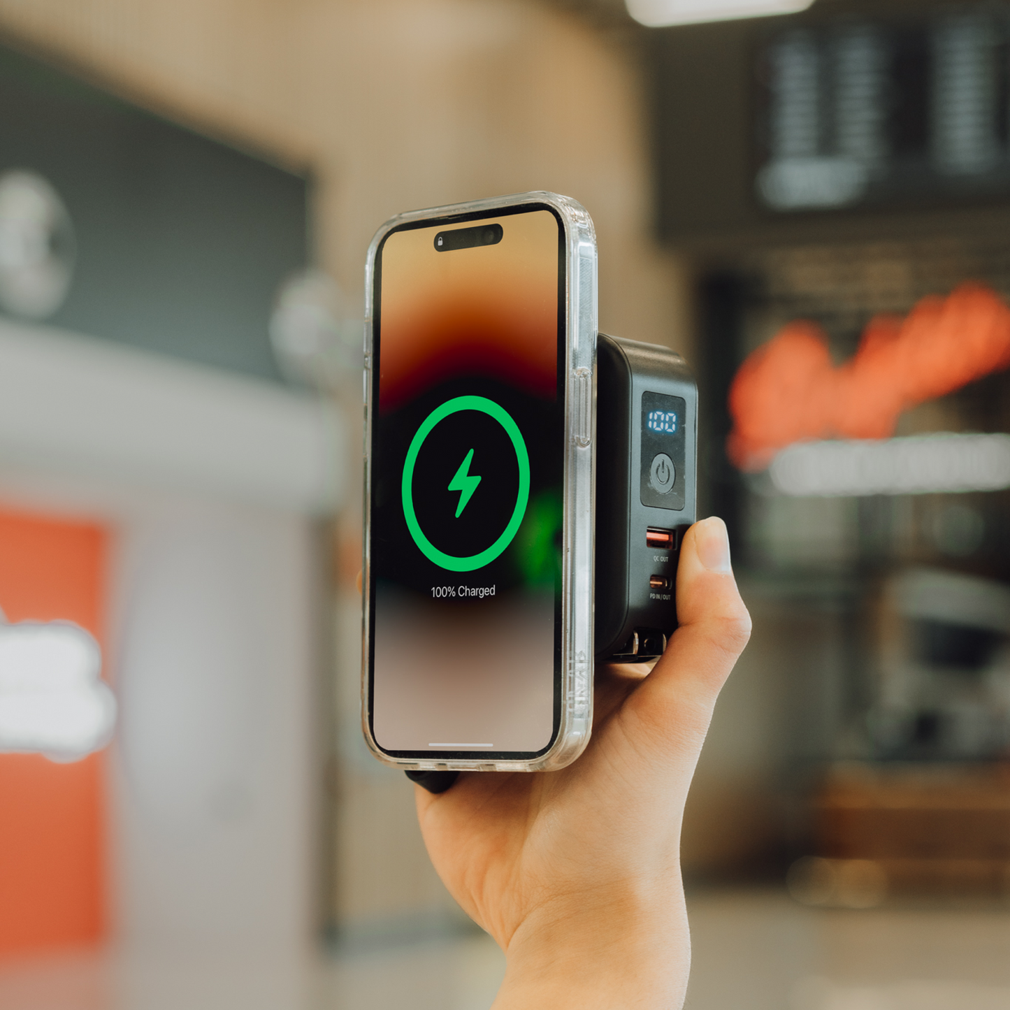 5- in 1 Travel Power Bank- Charge faster