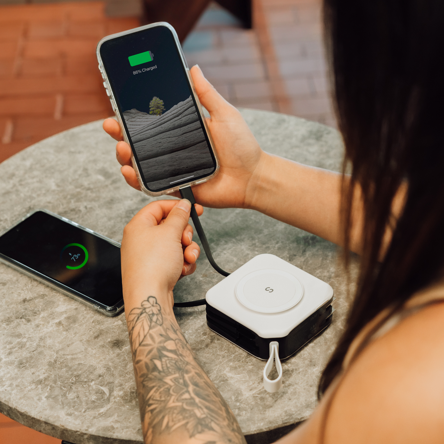 5- in 1 Travel Power Bank- Charge faster